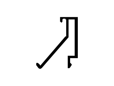 Contravidrio recto de 8 mm